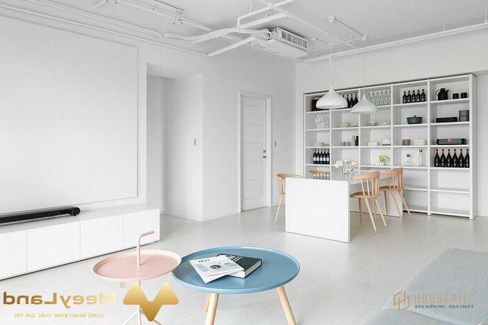 Ảnh 1: Những gam màu trung tính bao gồm trắng, kem và xám đều là lựa chọn tốt để nâng tầm căn hộ tối giản của bạn (Nguồn: Internet)