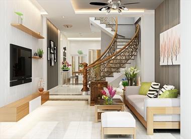 Nguyên tắc thiết kế & cách tính bậc cầu thang nhà lệch tầng hợp phong thủy