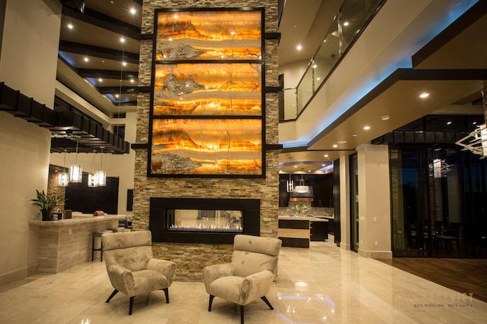 Ảnh 14: Không còn mỹ từ nào có thể miêu tả hết được không gian sang trọng trong ngôi nhà của chàng ca sĩ tóc mây