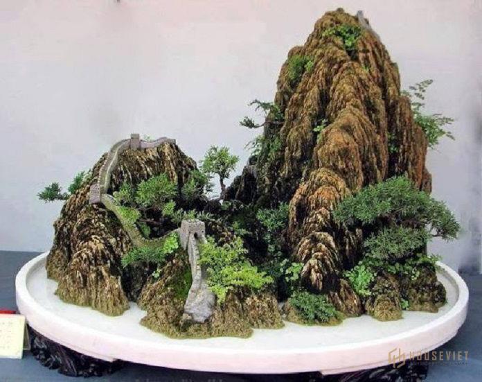 Thiết kế hòn non bộ mini