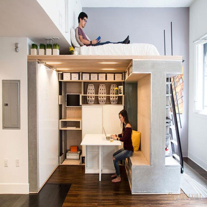 Ảnh 4: Thiết kế căn hộ 1 phòng ngủ thông minh