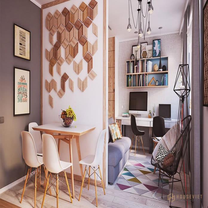 Ảnh 9: Thiết kế nội thất độc đáo cho căn hộ 40m2 dành cho 3 người ở
