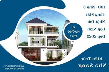 Công thức chính xác nhất tính độ dốc mái Nhật lợp ngói qua 100+ mẫu nhà 3 tầng mái nhật HOT 2022