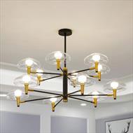 Mẫu đèn chùm 10 bóng với thiết kế vô cùng đẹp mắt và hiện đại