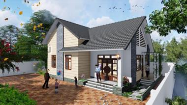 Những mẫu nhà cấp 4 mái thái đẹp vạn người mê.