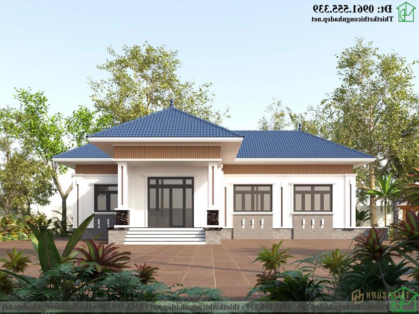 Mặt tiền nhà cấp 4 hình chữ T NDNC4176