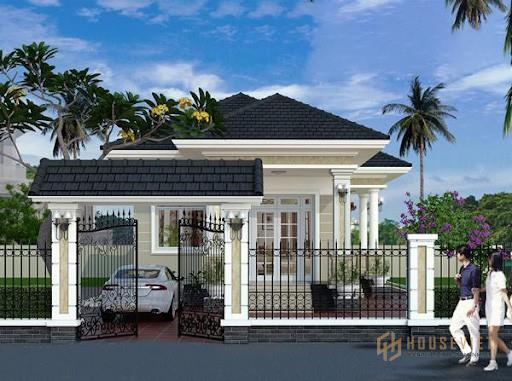 Biệt thự 1 tầng 2 phòng ngủ