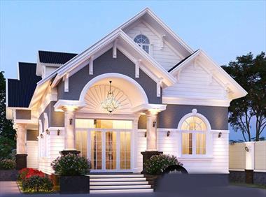 Biệt thự 1 tầng 2 phòng ngủ hiện đại và tiện nghi