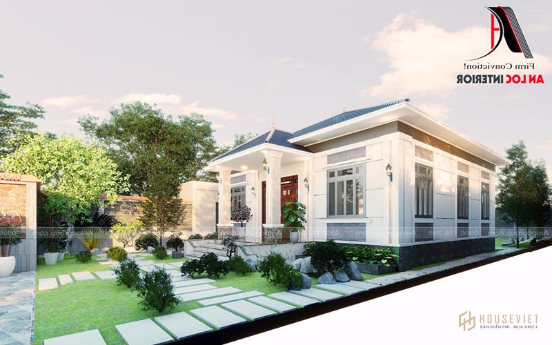 Khuôn viên phía trước và phía sau được kết nối thông suốt