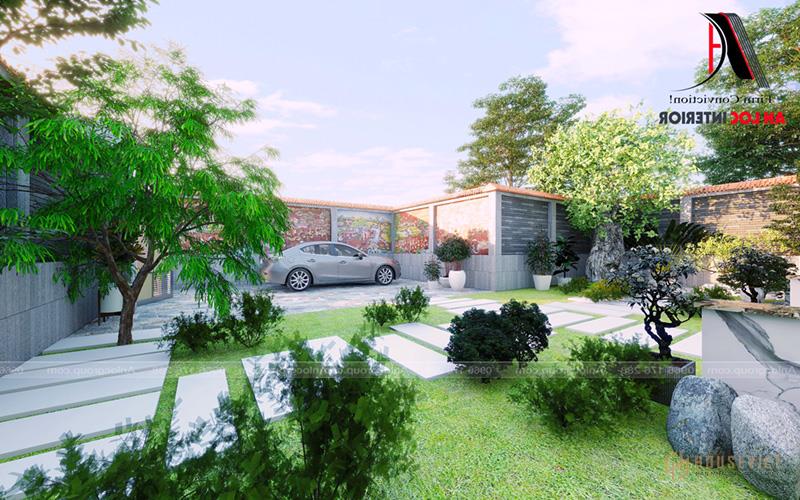 Thiết kế biệt thự vườn đẹp tại Thái Bình