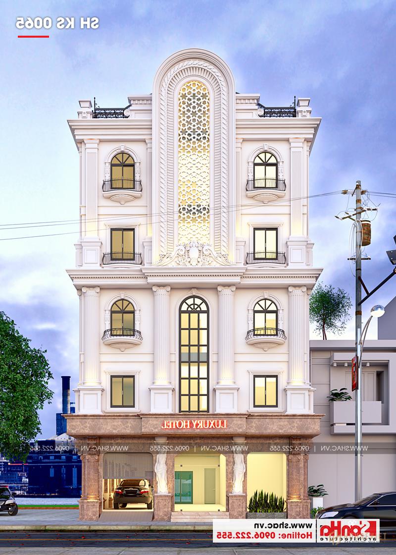 Mẫu thiết kế khách sạn mini tân cổ điển đẹp trang nhã tại Phú Thọ 