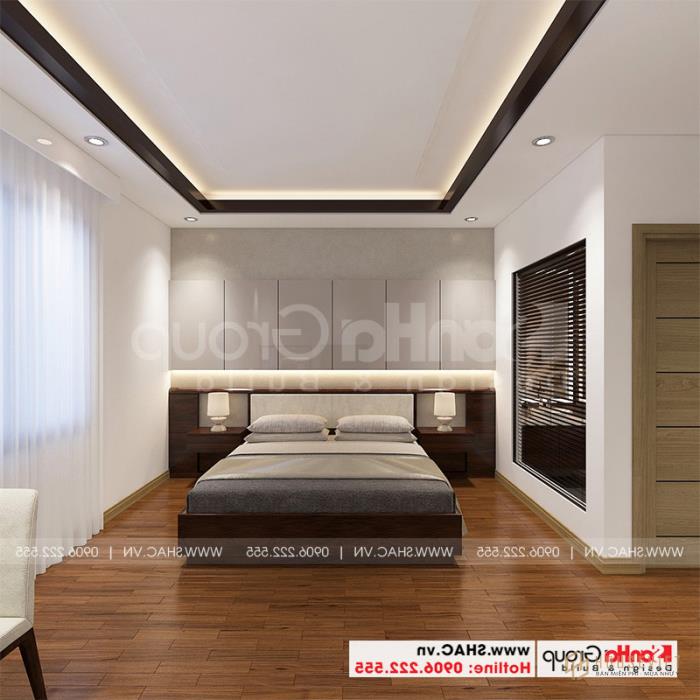 Cách trang trí phòng ngủ khách sạn tân cổ điển sang trọng 