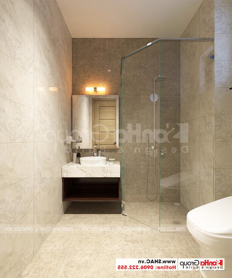 Thiết kế phòng tắm và vệ sinh cho khách sạn tân cổ điển 2 sao 