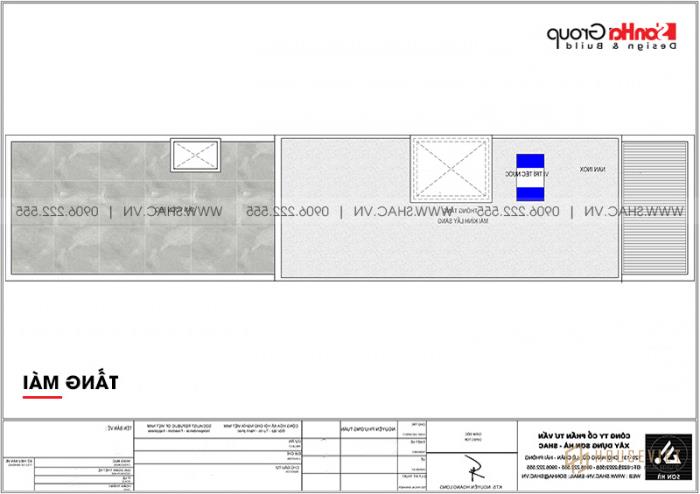 Bản vẽ mặt bằng công năng nhà ống 3 tầng hiện đại mái thái tại Hải Phòng 