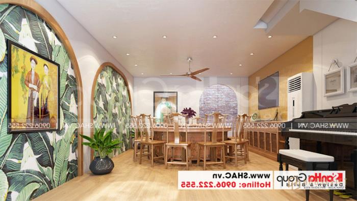 Mẫu thiết kế nội thất nhà ống 3 tầng ấn tượng và lạ mắt 