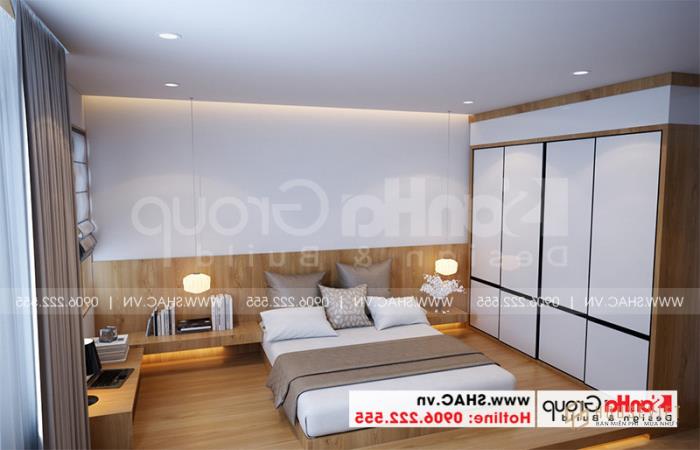 Thiết kế phòng ngủ đẹp hiện đại trang nhã với cách bài trí khoa học 