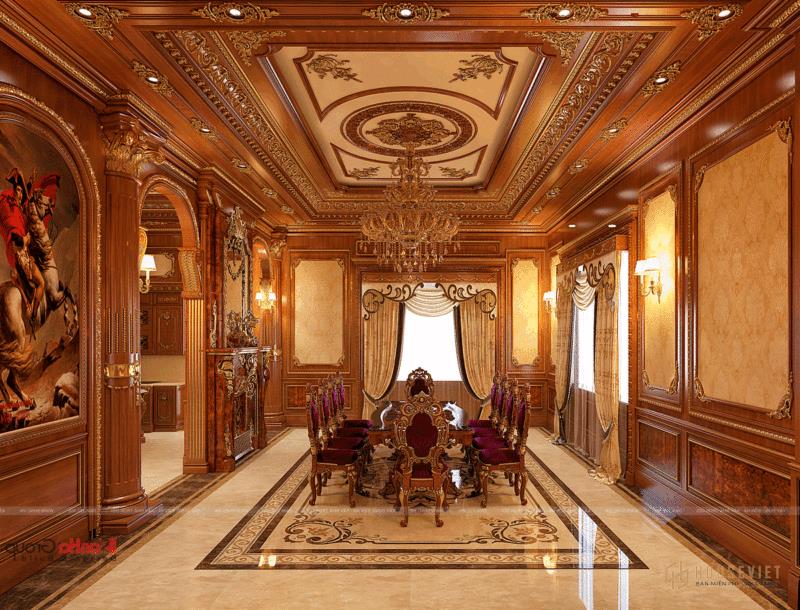 Không gian phòng ăn trọng và tiện nghi