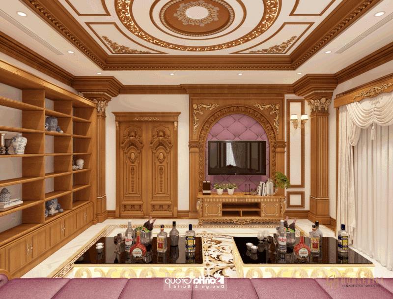 Thiết kế phòng giải trí ấn tượng