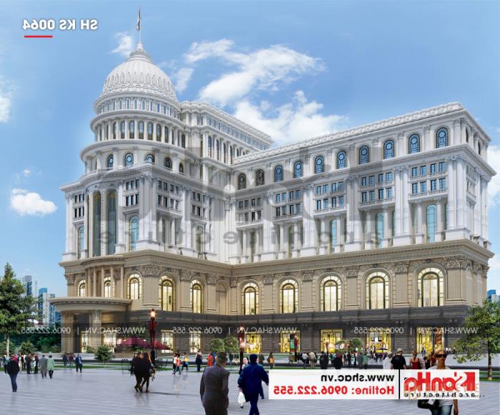 Khách sạn 5 sao đẹp và khu trung tâm phức hợp thương mại tại Đồng Tháp sh ks 0064