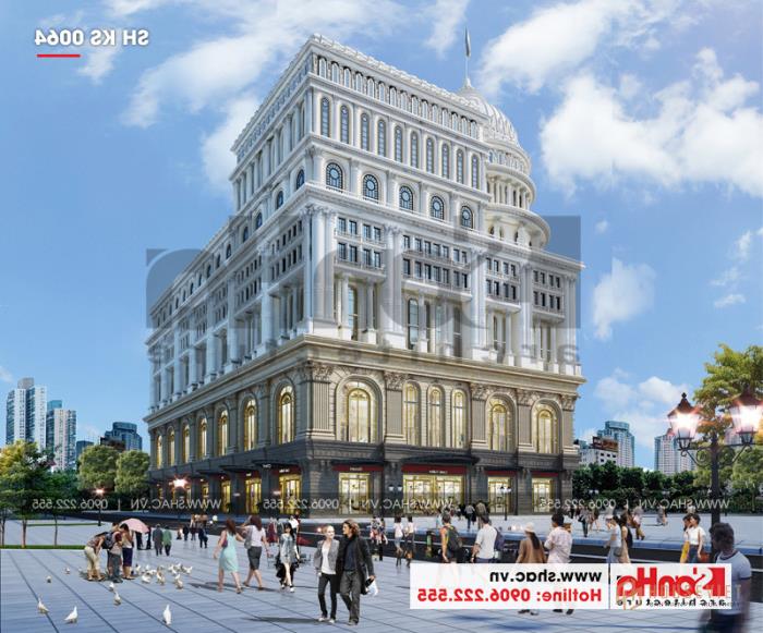 6 Mô hình tổ hợp thương mại khách sạn 5 sao tại Đồng Tháp sh ks 0064