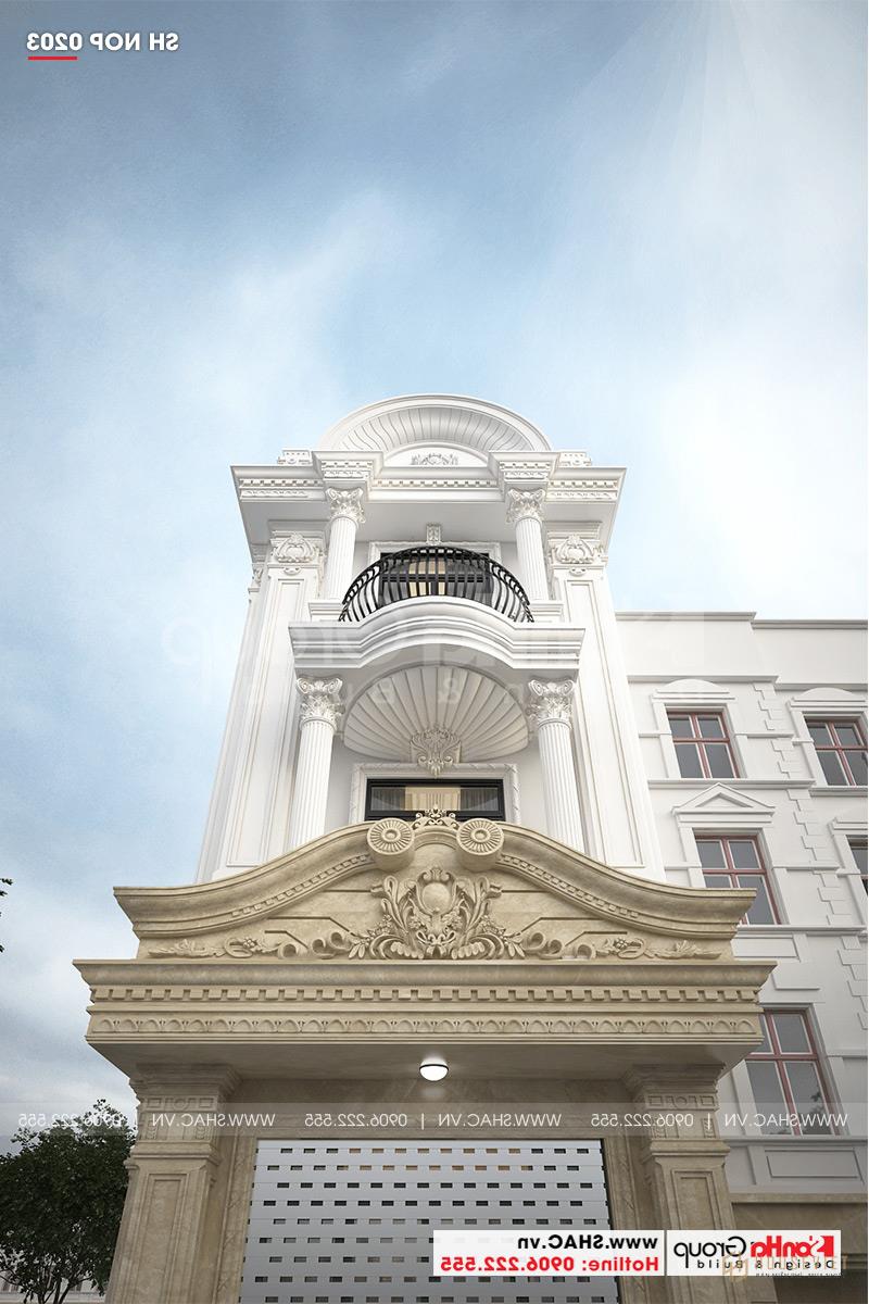 Cận cảnh những đường nét tinh tế, sang trọng của kiến ​​trúc nhà phố tân cổ điển 