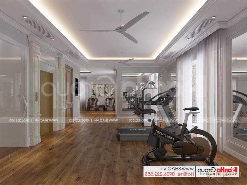 Nội thất cao cấp sử dụng trong không gian biệt thự mặt tiền 17m tại Sài gòn 