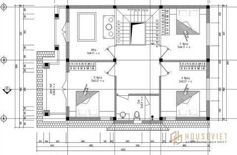 Biệt thự 2 tầng 5 phòng ngủ