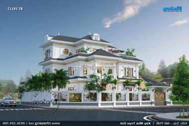 40+ Mẫu thiết kế biệt thự 3 tầng mê đắm lòng người chọn lọc đẹp nhất 2020