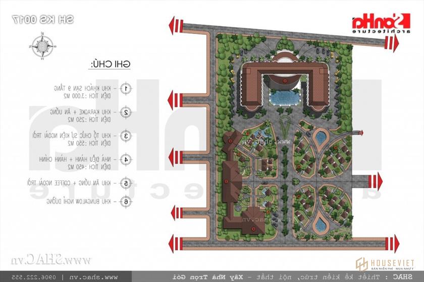 Bản đồ quy hoạch khách sạn