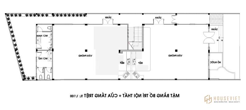 Mẫu nhà 2 tầng 8x25m