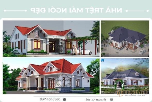 Hướng dẫn cách lợp ngói lên mái bê tông và 10 mẫu nhà trệt mái bê tông lợp ngói đẹp 2022