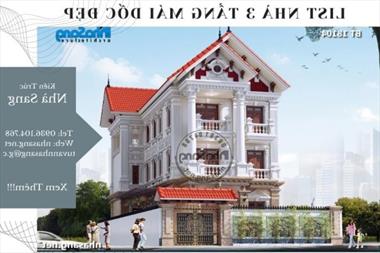 Chia sẻ 100 mẫu nhà 3 tầng mái dốc lợp ngói siêu đẹp nhiều ưu điểm vượt trội