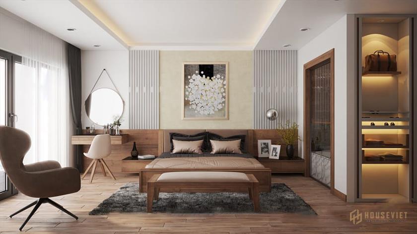 Mẫu biệt thự 1 tầng 5 phòng ngủ