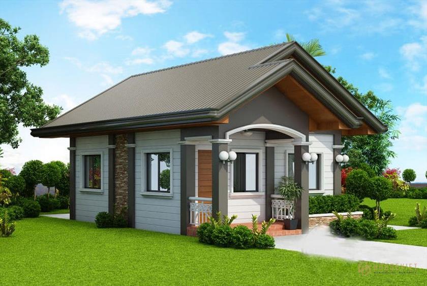 Nhà ống 1 tầng mái thái