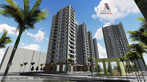 Thiết kế kiến trúc dự án chung cư Giai Phạm, Yên Mỹ, Hưng Yên