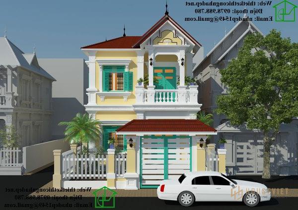 Lưu ý khi xây nhà ống 2 tầng kiểu Pháp.