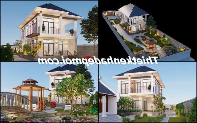 Mẫu biệt thự nhà vườn hiện đại 100m2