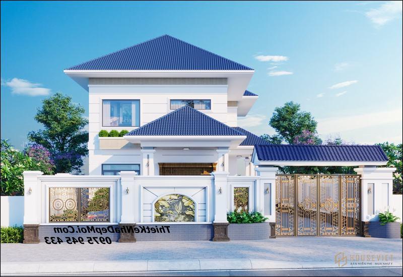 Biệt thự mặt tiền 10m 2 tầng 