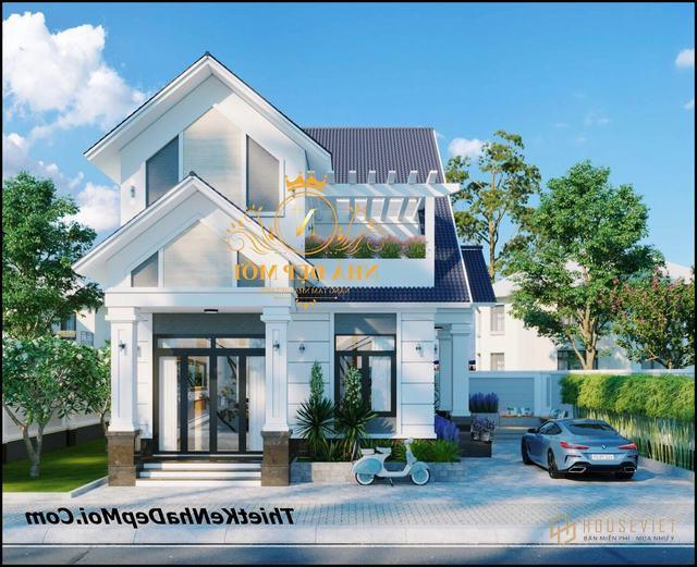 Biệt thự mini 85m2 mái thái