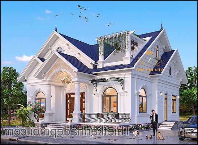 Kiểu nhà vườn có tầng lửng đẹp nhất