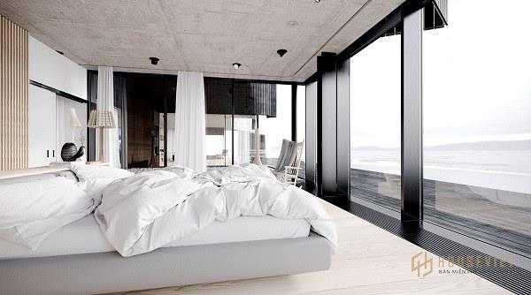 Chọn những món đồ có kích thước phù hợp cho thiết kế phòng ngủ không gian mở