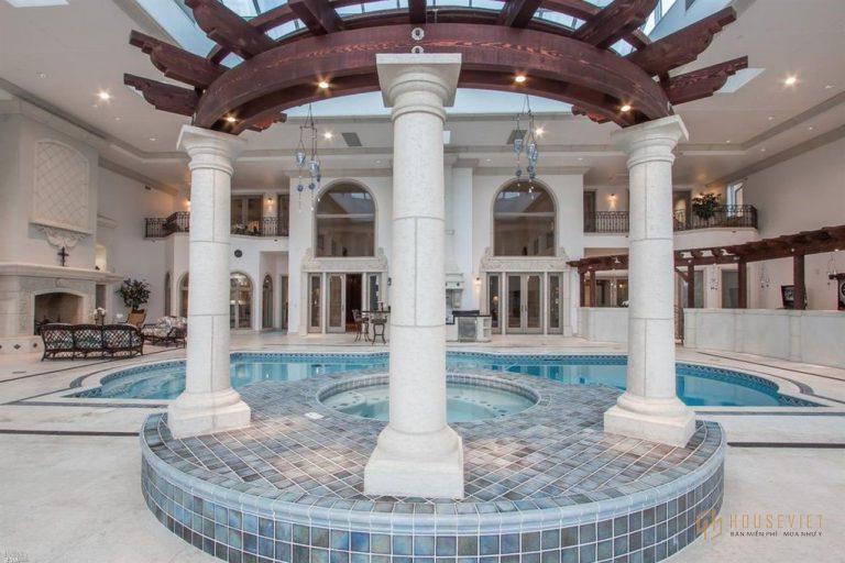 Thiết kế biệt thự tân cổ điển lộng lẫy với các đường nét kiến trúc uyển chuyển và tinh tế