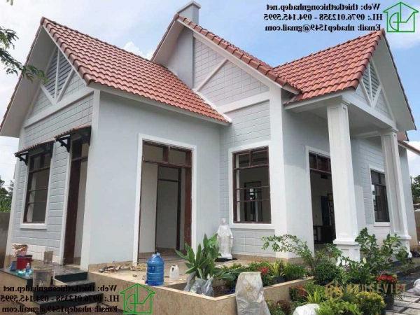 Mẫu nhà cấp 4 hiện đại NDTKNT3
