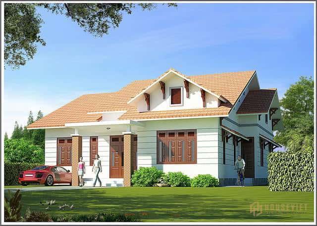 Hãy nhanh tay để sở hữu ngay dep mnc4d005 - Bản vẽ nhà cấp 4 đẹp tối ưu công năng chuẩn phong thủy