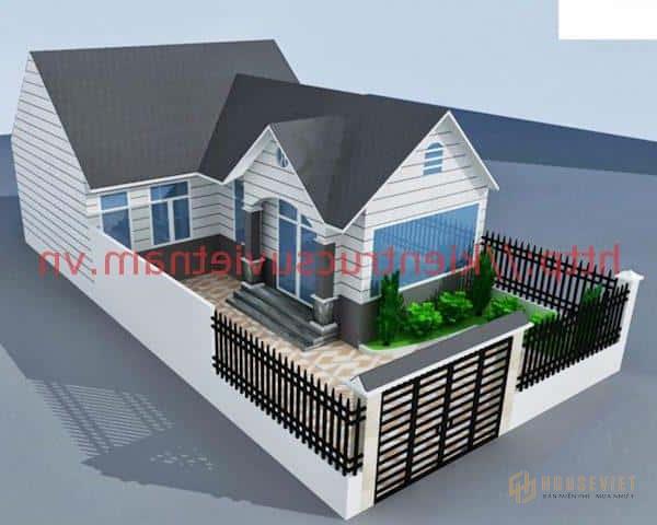 Nhà cấp 4 đẹp 2018 j - Bản vẽ nhà cấp 4 đẹp tối ưu công năng chuẩn phong thủy