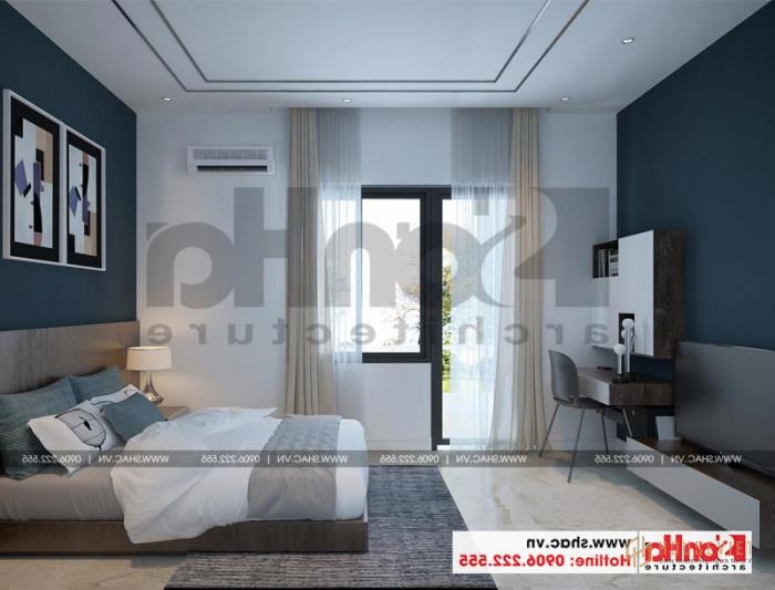 Mẫu nhà ống hiện đại 4 tầng 4,9x14,7m tại Hải Phòng có gara ô tô trong nhà– SH NOD 0187 55 Mọi vật dụng trong căn phòng đều được thiết kế, bài trí đúng với sở thích của chủ nhân căn phòng