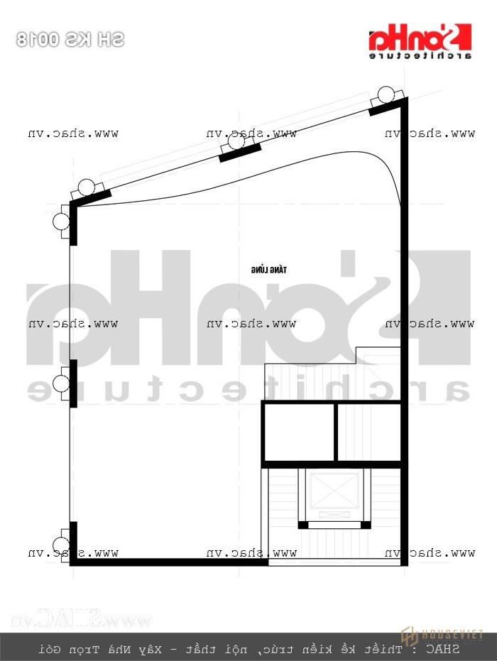 Mặt bằng tầng lửng của khách sạn Sơ đồ tầng lửng khách sạn