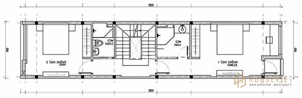 Tầng 2 được bố trí đơn giản nhưng mang đến sự tiện nghi và ấn tượng