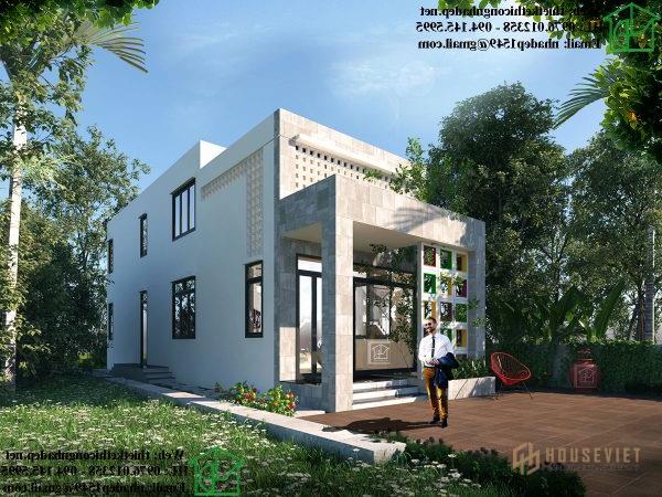 Mẫu nhà cấp 4 đẹp tại Bình Dương NDNC470