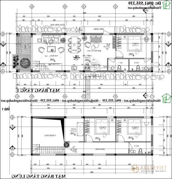 Cách bố trí nội thất nhà cấp 4 có gác lửng đẹp NDNC470